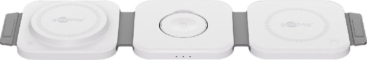 Goobay 65312 oplader voor mobiele apparatuur Universeel Wit USB Draadloos opladen Binnen