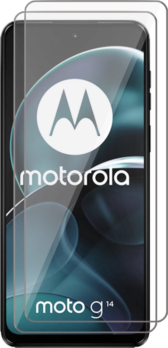 Screenprotector geschikt voor Motorola Moto G14 - 2x Glas Screen Protector