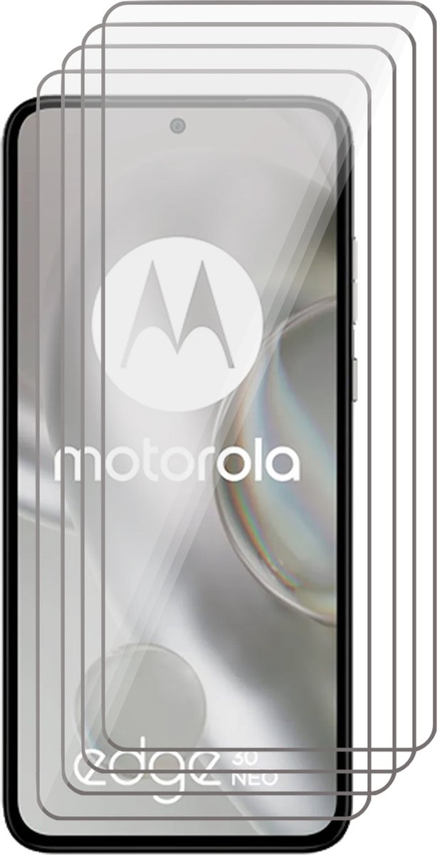 Screenprotector geschikt voor Motorola Edge 30 Neo - 4x Glas Screen Protector