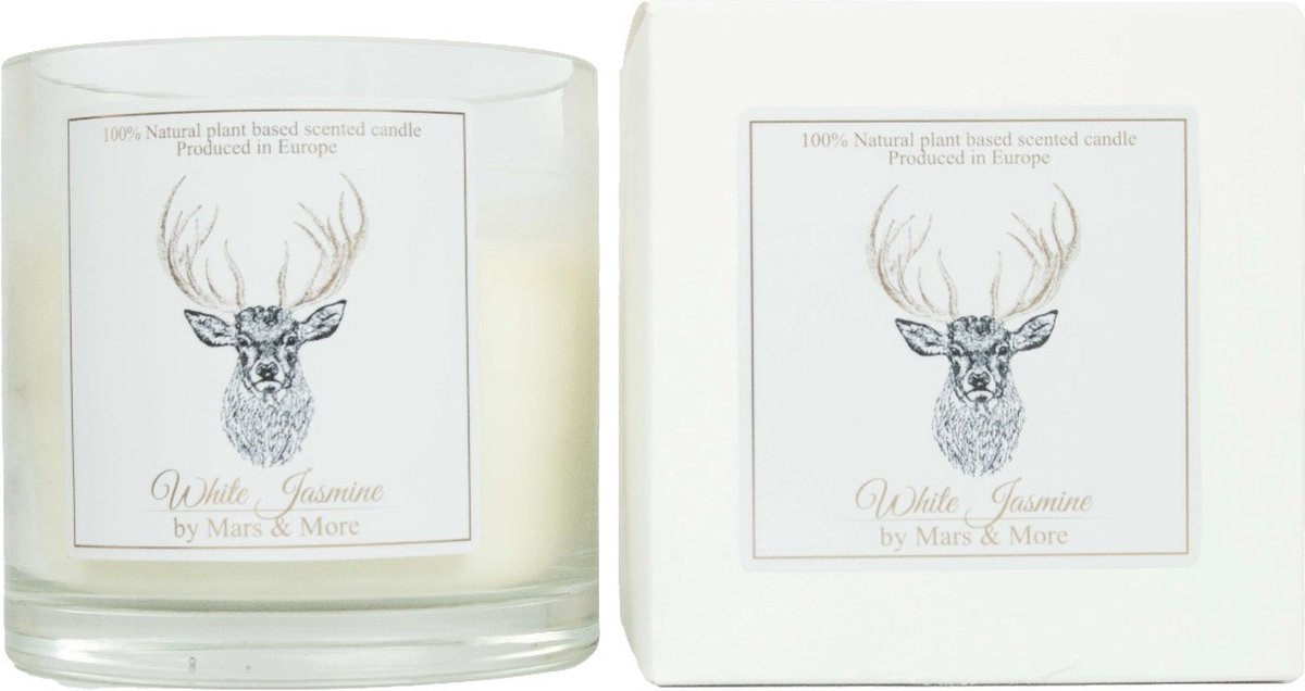 geurkaars white jasmine h12 d12