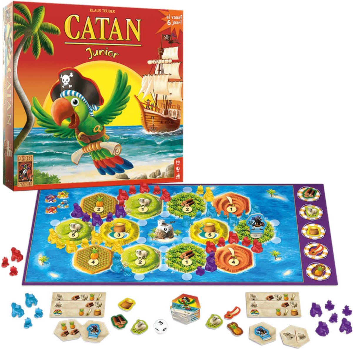 999 Games - Catan - Junior - Bordspel - Vanaf 6 jaar - Kinderspel - Gezelschapsspel - Educatief spel — afbeelding 11