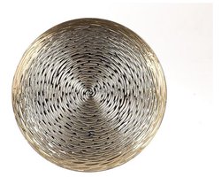 Onderbord Ø33xh2cm goud