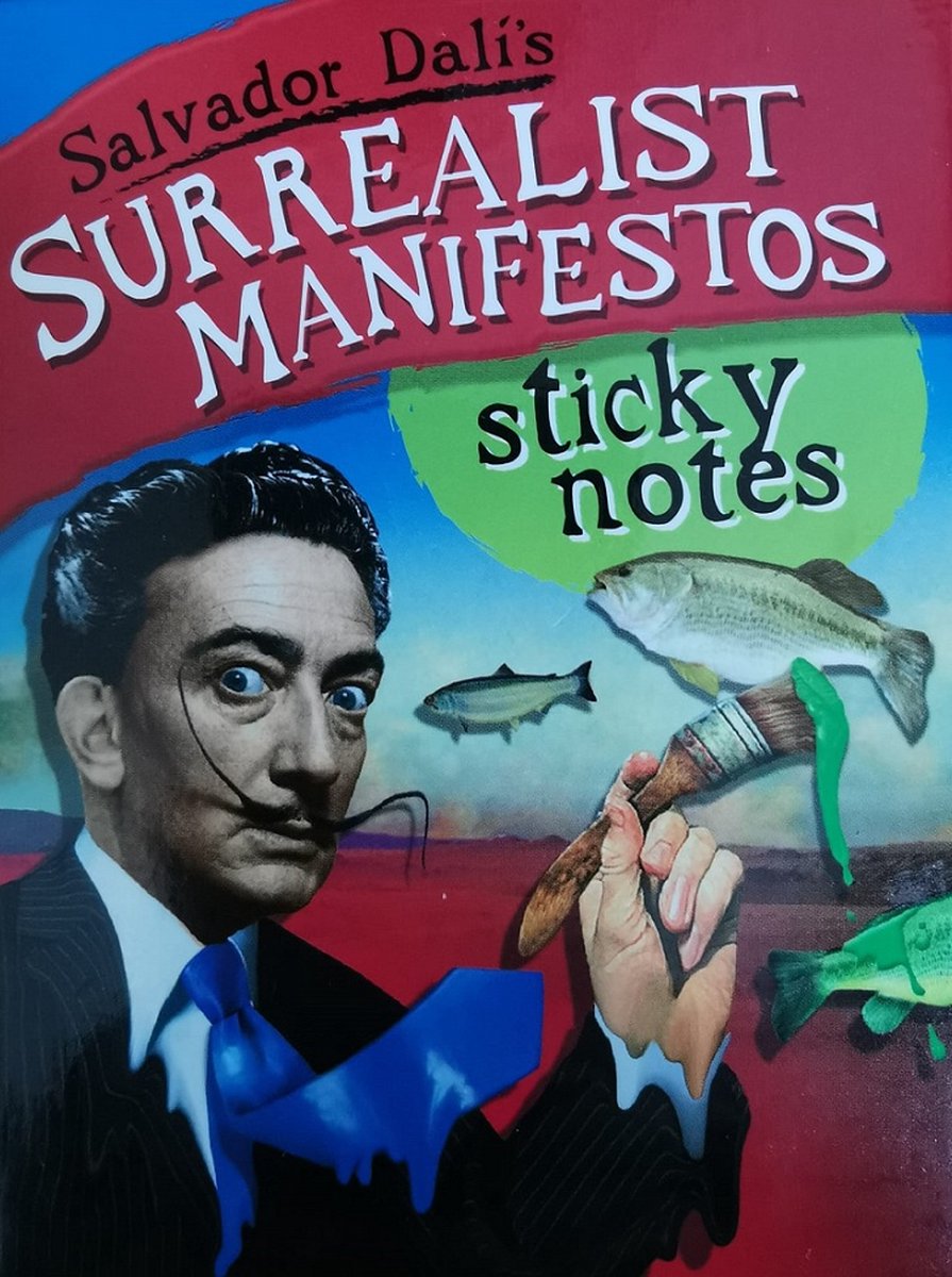 Salvador dali's - Sticky notes - Surrealistische - Manifestos - Notitie