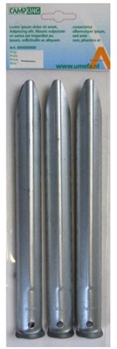 Campking Tentharing Halfrond Breed - 30 cm - 10 stuks van Campking — afbeelding 2