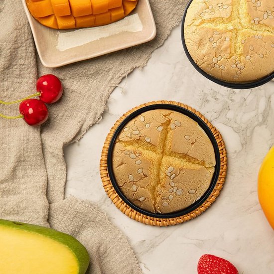 Set De 2 Bannetons (paniers à Pain) En Rotin - Oval Et Rond + Doublure Lin - Pour Pain Au Levain Et Boulange Maison