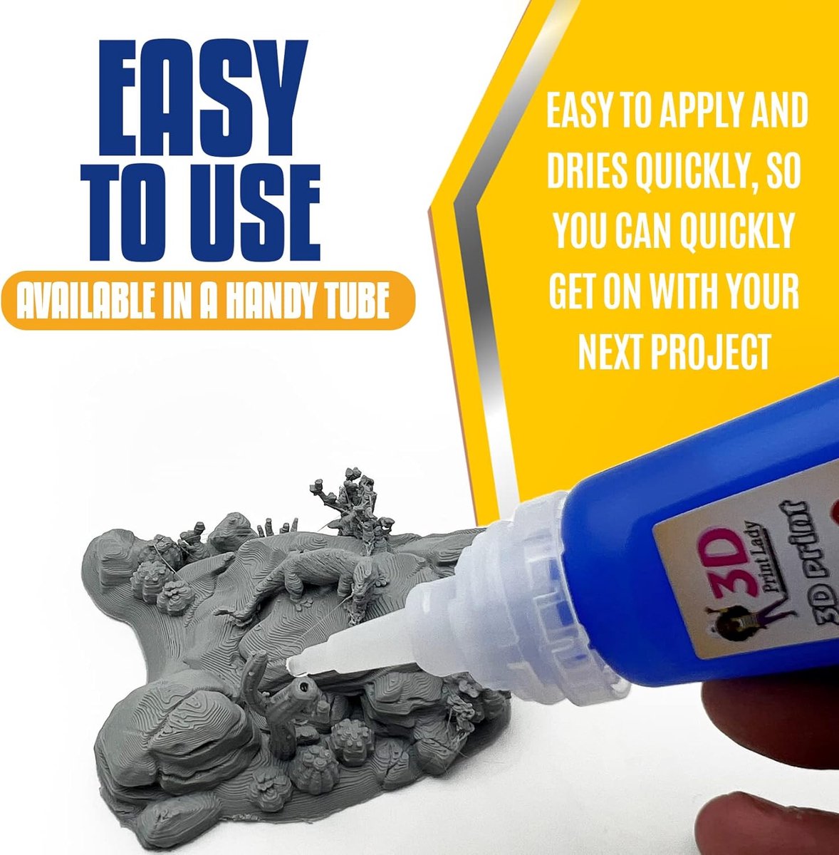 3D-printerlijm – 3D-printlijmspray, Voorkomt Kromtrekken op Verwarmd Printbed, Makkelijk Verwijderbaar voor ABS, PLA, PETG, TPU Filamenten op Verschillende Bouwplaten, Geen Residu, 2 x 100 ml