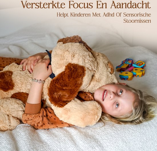 Big Baloo Verzwaringsknuffel Hond 2,5KG/70CM - Verzwaarde Zware Anxiety Knuffel - Weighted stuffed animal voor Kind & Volwassenen