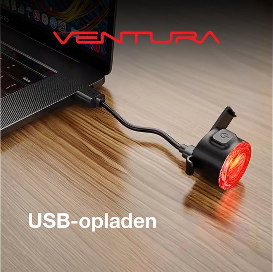 Fiets Achterlicht - LED - Li-ion accu - USB Oplaadbaar van Fiets. — afbeelding 3