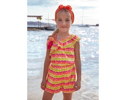 MAYORAL - T-shirt - Maat 116 - Meisjes - Meerkleurig -