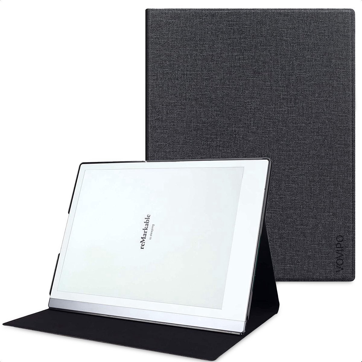 Dunne hoes geschikt voor Remarkable 2 - Folio - Cover - Antraciet PU leer