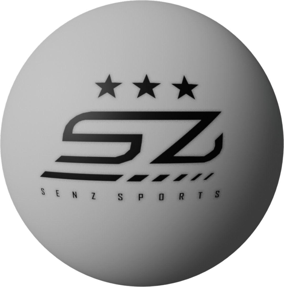 Senz Sports - Tafeltennisballen - 3 Sterren - 6 stuks - Wit - Pingpongballen