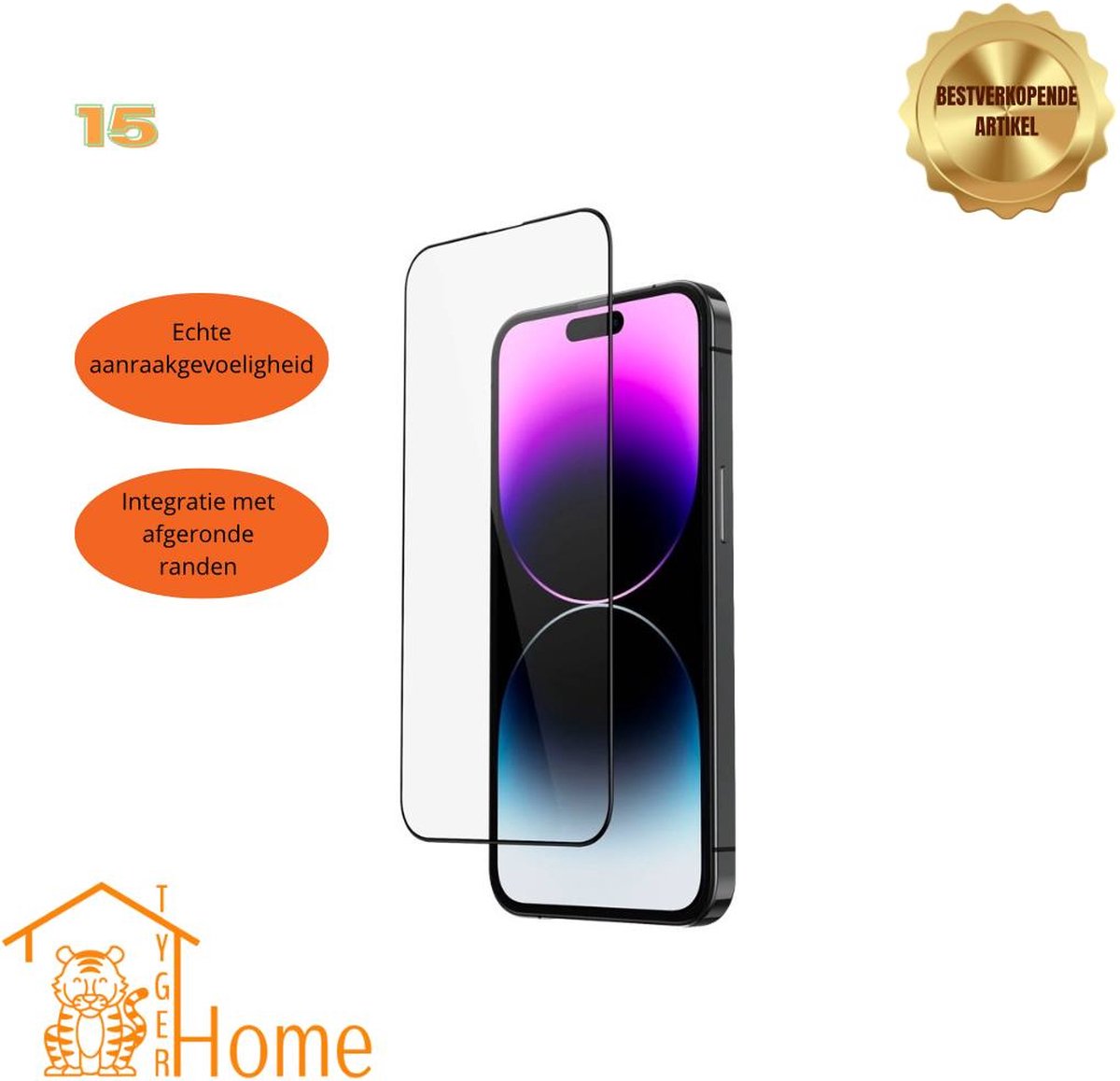 Screenprotector 15 pro max