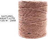 125M - 2mm - Jute Touw Naturel