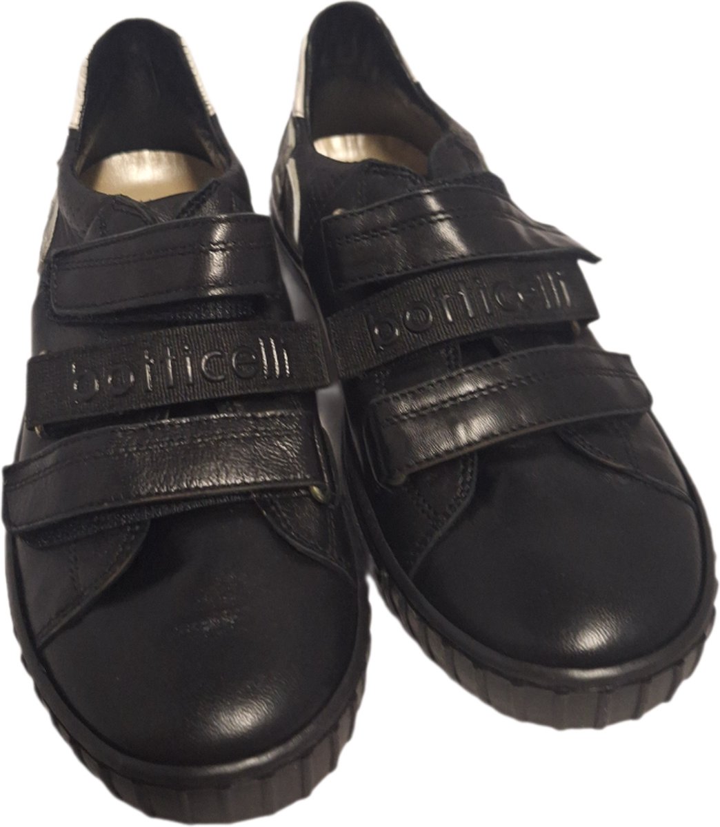 BOTTICELLI-NAPPA NERO- VELCRO-BLACK-SIZE 35