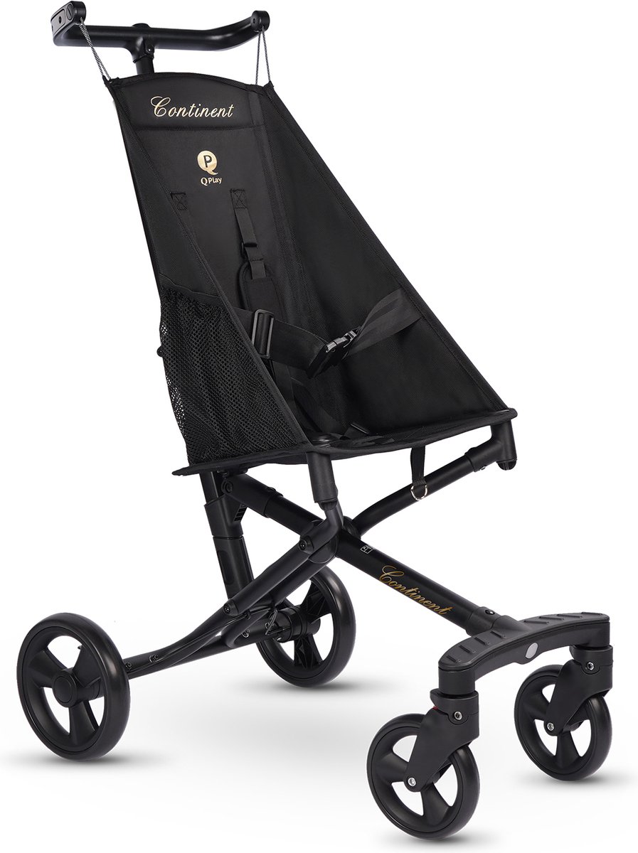 Qplay Easy Luxe Buggy XL - Lichtgewicht Kinderbuggy Inklapbaar - Zwart – foto 7