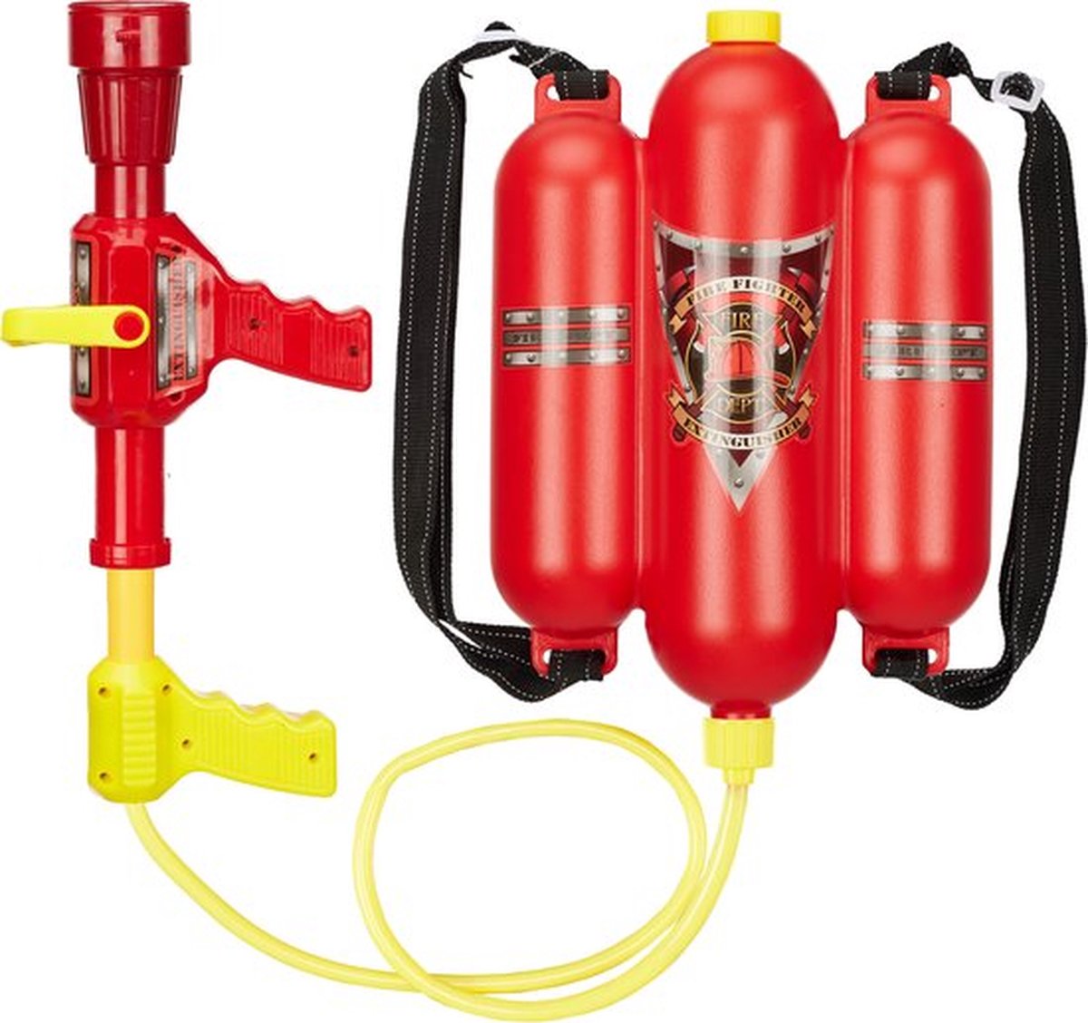 WVspecials brandweer Brandblusser Rugzak Waterpistool - Rood - Waterpistool Space met Pomp - Waterpistool - Super Soaker - Water Pistool - Waterpistool Jongens - Watergeweer