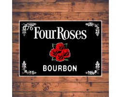 Wandbordje Four Roses Bourbon Whiskey Image