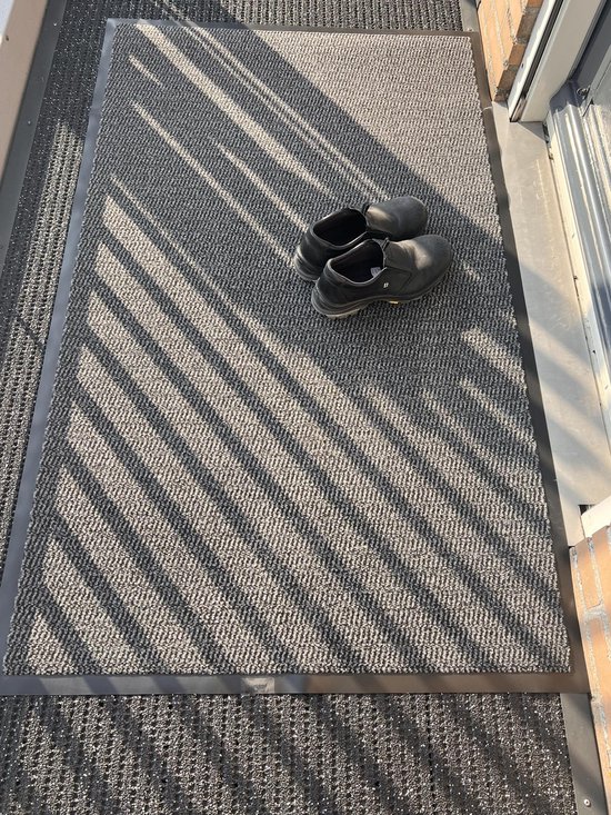 Schoonloopmat | XXXL | Droogloopmat voor binnen | 90x150 Antraciet | Anti slip deurmat