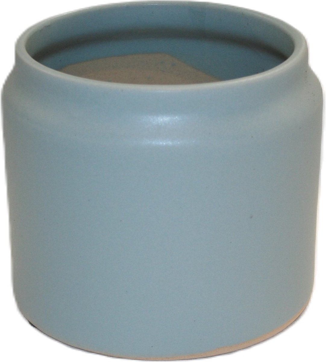 EDG - Bloempot- Keramiek - blauw - D15,5 x H13 cm