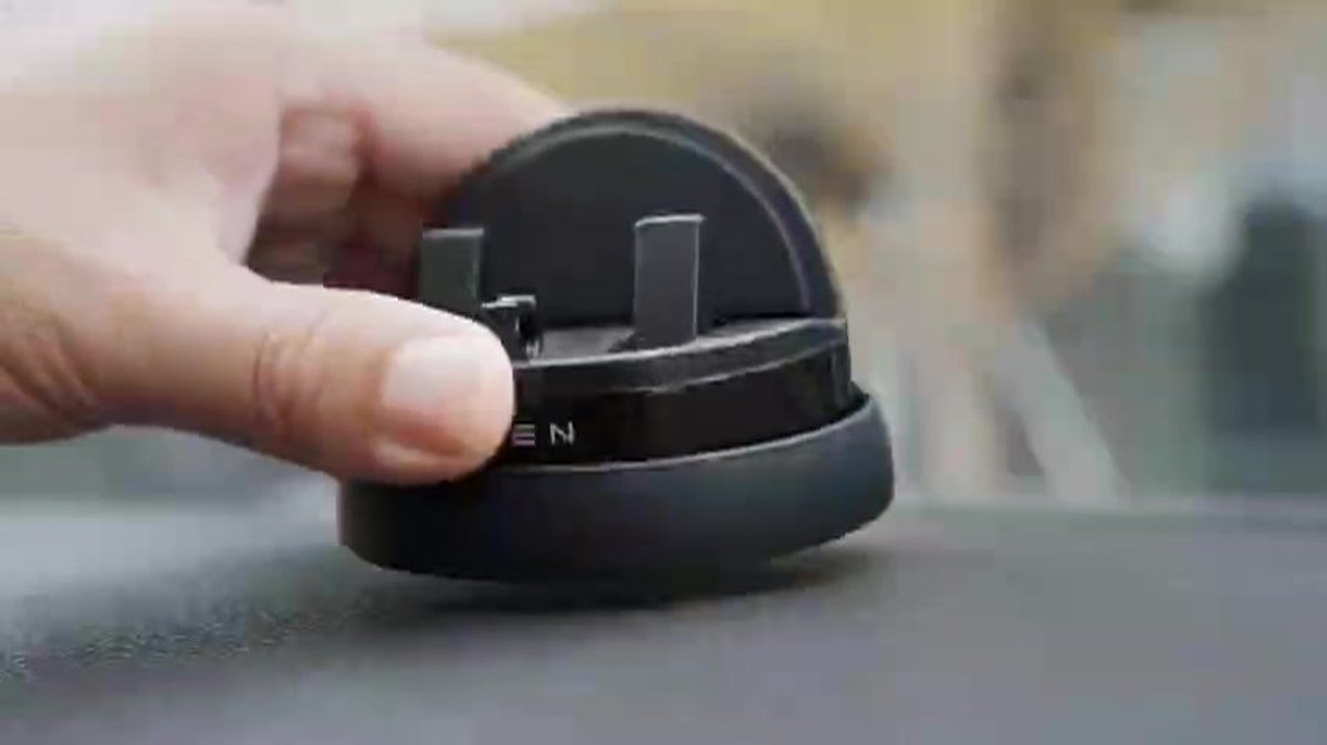 Grippa Telefoonhouder voor de auto, Grippa mobiele telefoonhouder voor in de auto, militair gecertificeerd, 25 kg hechtkracht, 360 graden draaibaar, snelsluiting, telescopische arm, dashboard en