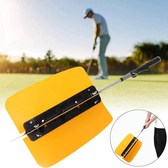 Dailygoods - Golf Wind Swing Fan - Golf Training Tool - Ideaal voor Golfers - Geel - Verbeter je Swing - Perfect voor Oefeningen - Golf Accessoire van Dailygoods — afbeelding 2
