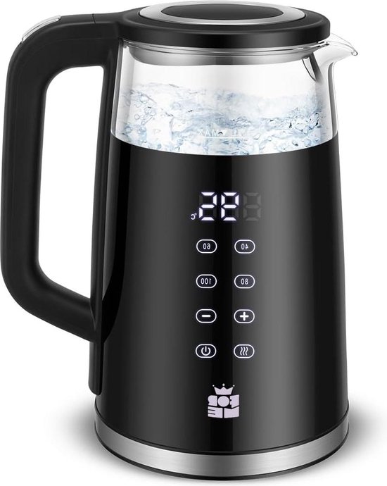 ForMe Glazen Waterkoker met Instelbare Temperatuur ForMe Glazen Waterkoker met Instelbare Temperatuur