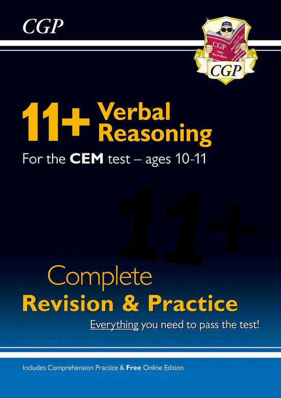 New 11+ CEM Verbal Reasoning Complete Revision and Practice  ... - cover
