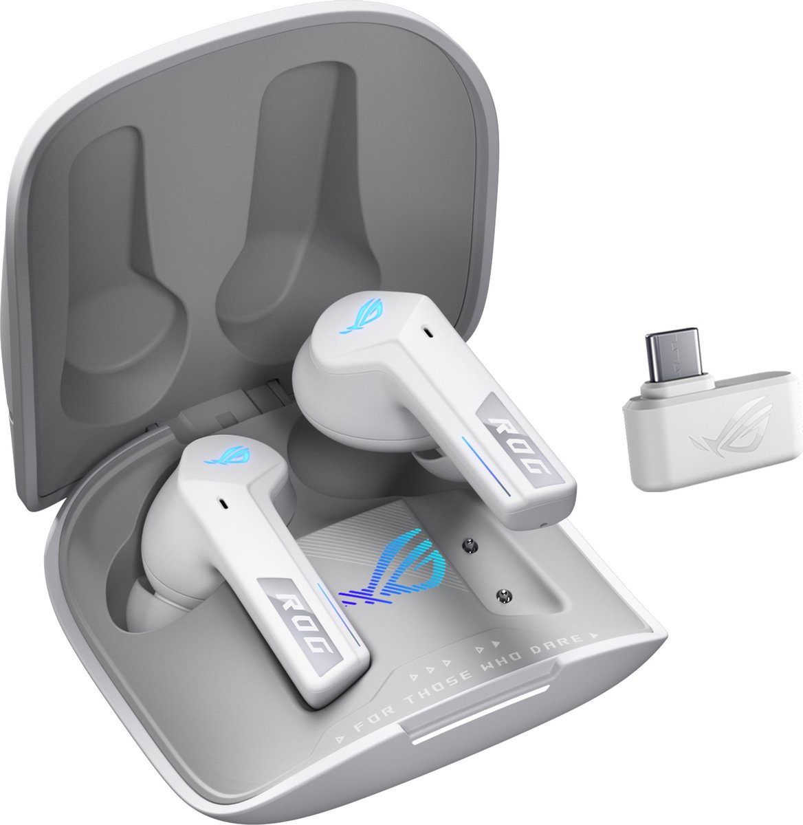 ASUS ROG Cetra True Wireless SpeedNova White - Draadloze oordopjes - Bluetooth - In-ear - Wit