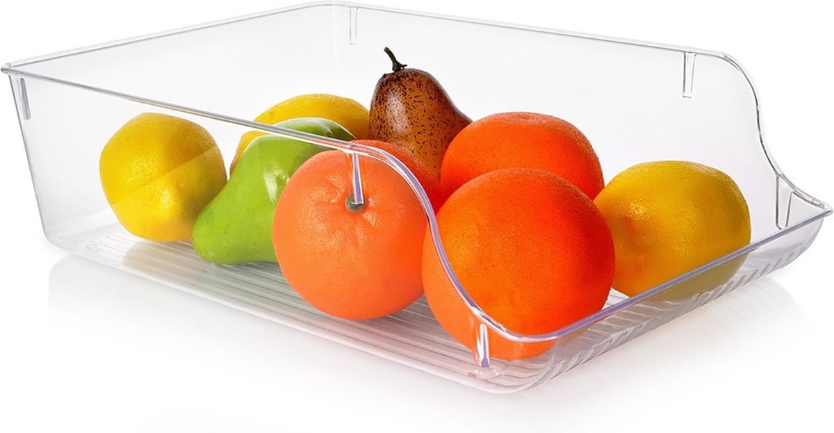 Koelkast Organisator 35x22,5x10 cm - Voorraadkast - Koelkastdoos - Koelkastorganizer - voor Koelkast - Pantry