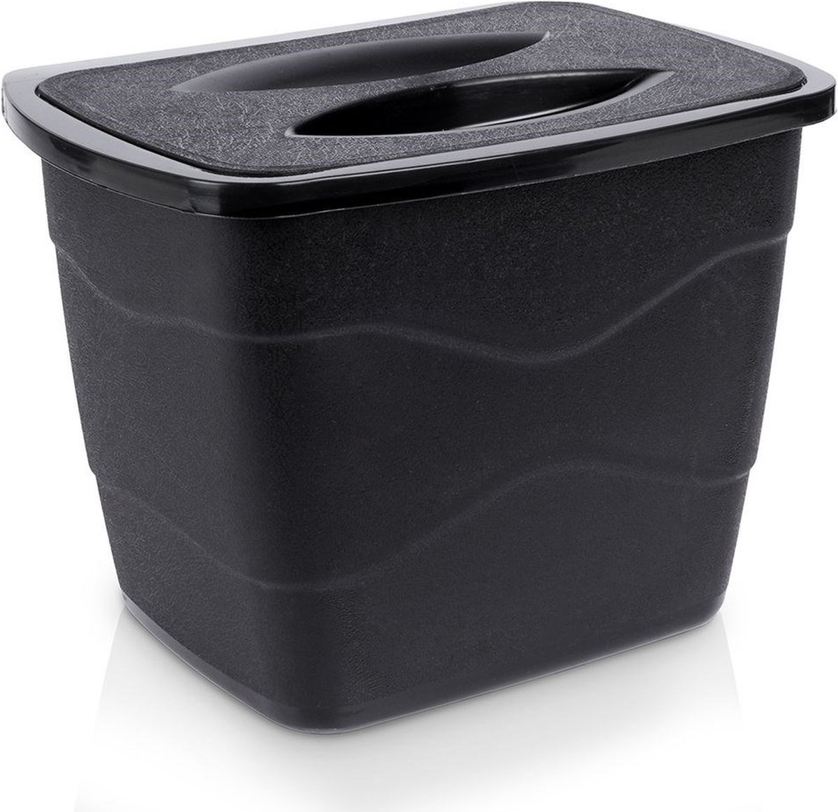 Goedkoopste Deur Hangende Afvalbak Zwart 4,5 l - Vuilnisbak - Vuilnisemmer - Keukenkast - Prullenbak - Afvalcontainer - Opvangbak voor Keukenafval