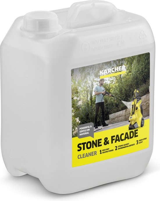 Kärcher Steen & Gevelreiniger RM 623, 5 liter reinigingsmiddel – Hogedrukreiniger – Geschikt voor aluminium
