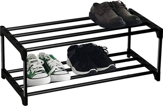 Schoenenrekken Smal schoenenrek, 9-laags verticaal schoenenrek voor kast Hal Hoog slank schoenenrek Schoenenopslagorganisator Ruimtebesparende opbergorganisator