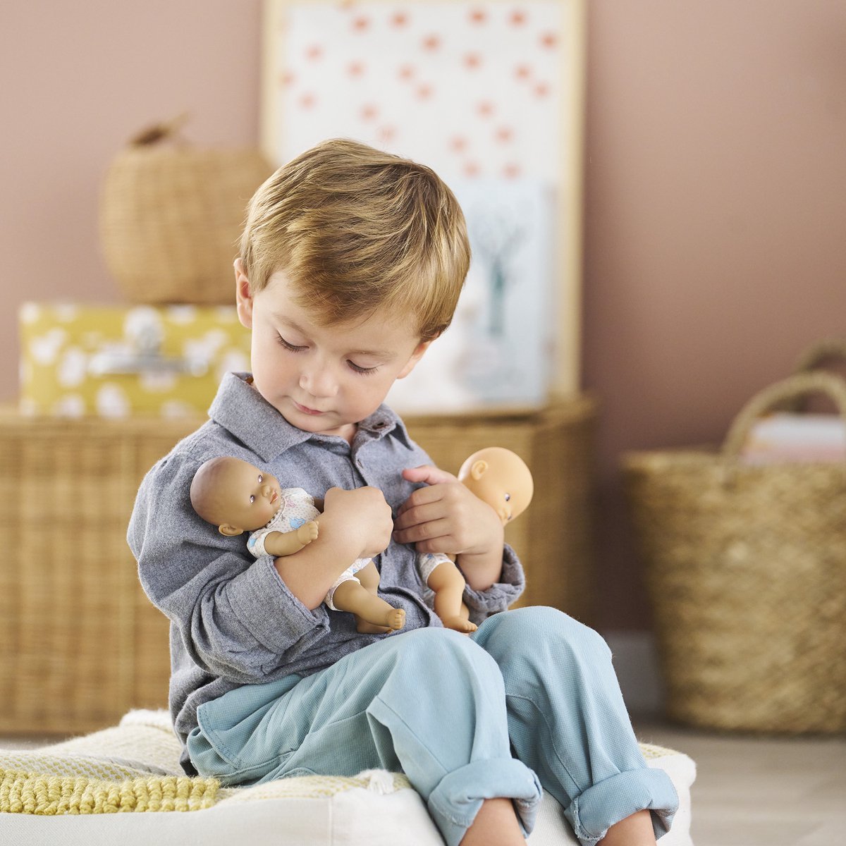Corolle babypop Mini Calin konijn bruine ogen 20cm - pop voor kinderen. — cadeau in Spellen & Speelgoed - foto 4