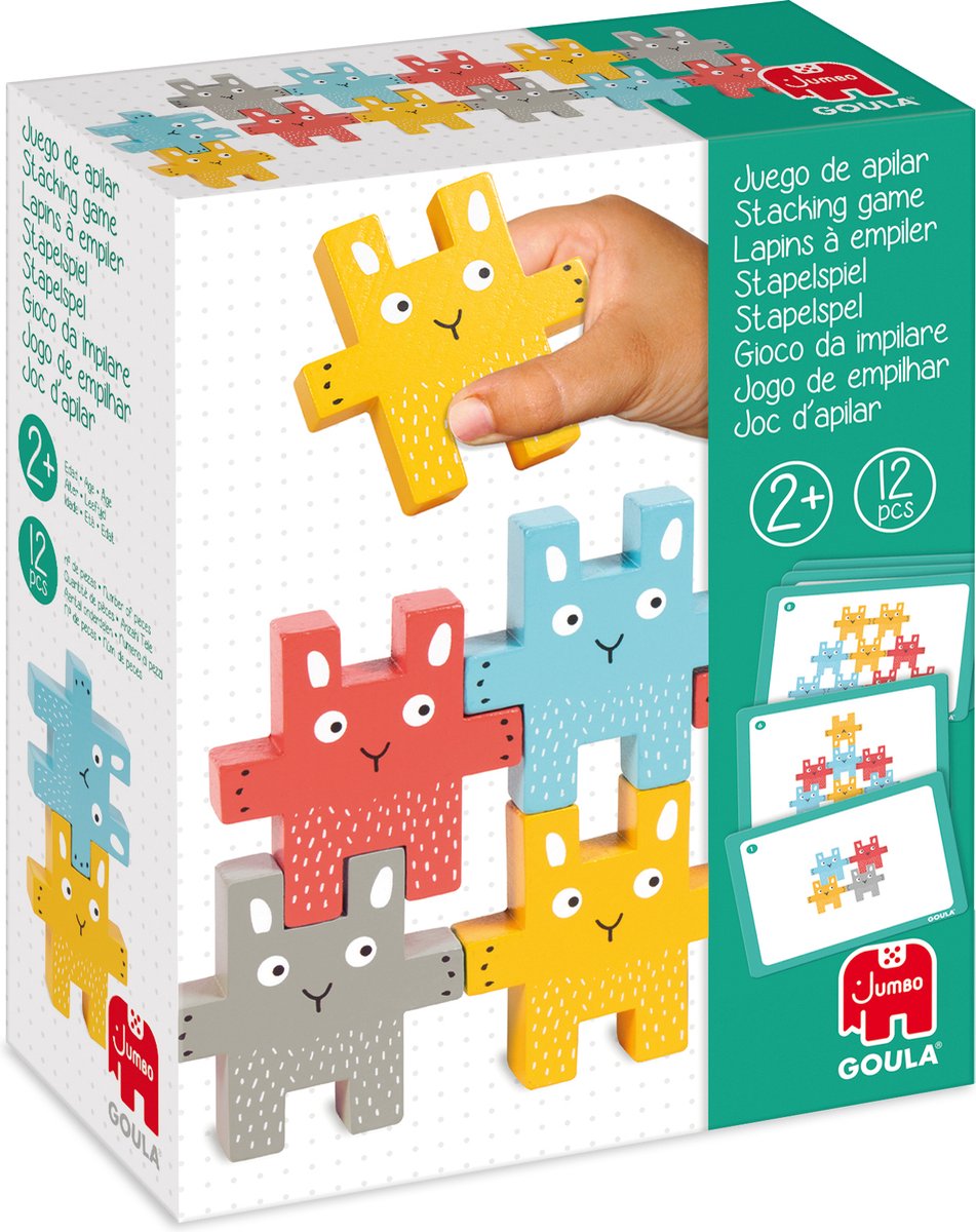 Jumbo - Goula - Houten Stapelspel - Educatief Spel