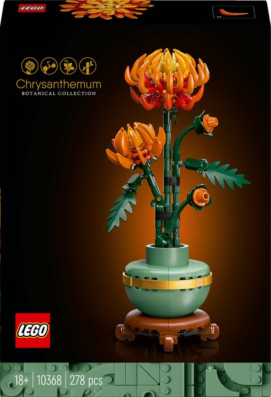 Foto: Lego icons chrysant botanical collection 10368