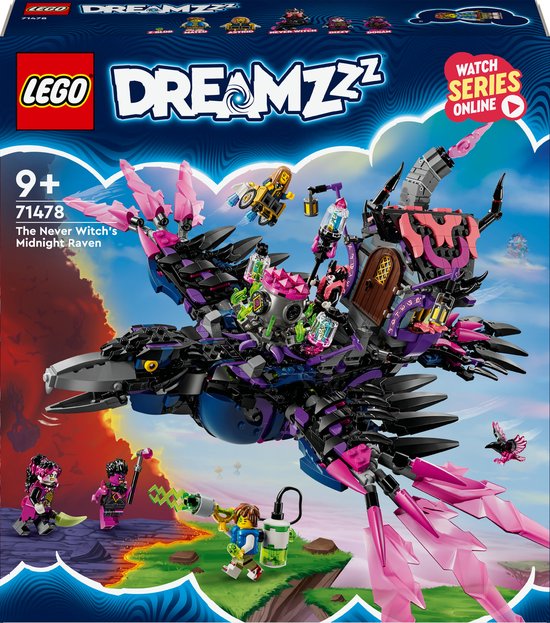 Foto: Lego dreamzzz de middernachtraaf van de neder heks 71478