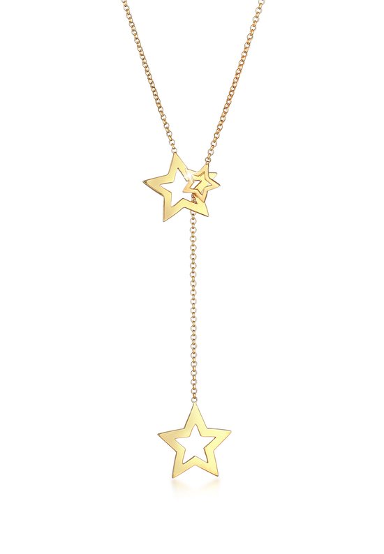 Ster - 925 Sterling zilveren ketting 45 cm met ster hanger
