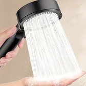 Douchekop-Hoge druk-5 standen-Handdouche-Mat zwart-Waterbesparende douchekop-Douchekop Regendouche-Luxe moderne douchekop