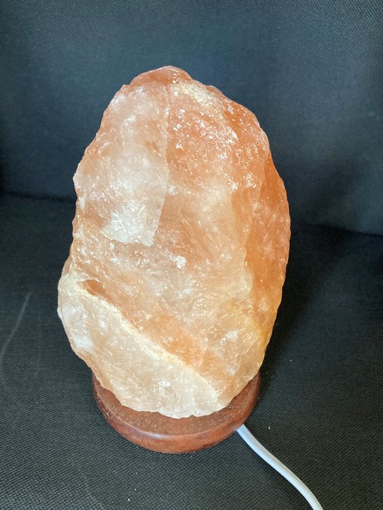Lampe de sel de l'Himalaya • Pierre de cristal de sel rose