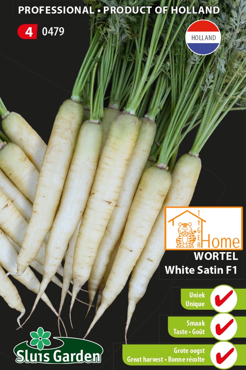 Sluis Garden groentezaad - Wortel White Satin F1