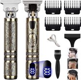 Bol.com Oplaadbare Baard- en Haartrimmer voor Heren - Professionele Elektrische Tondeuse - Draadloze Baardtrimmer met Instelbare... aanbieding