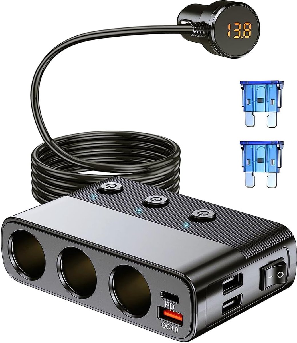 Goedkoopste Sigarettenaansteker Splitter - Autolader Splitter - Sigarettenaansteker USB Oplader - Sigarettenaansteker