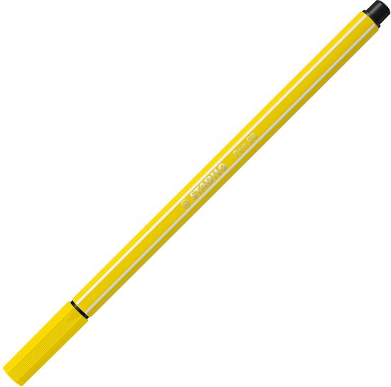STABILO Pen 68 - Premium Viltstift - Citroen Geel - per stuk