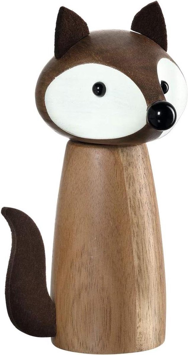 Kruidenmolen Hout Bruin Vos - 018698 CUCINA Leonardo Home Wooden grinder with a diameter