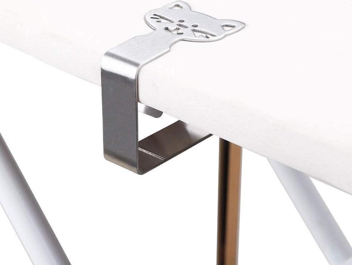 8 Pieces Stainless Steel Tablecloth Clips for Restaurant Garden Table Wedding Party Tablecloth Clamp
