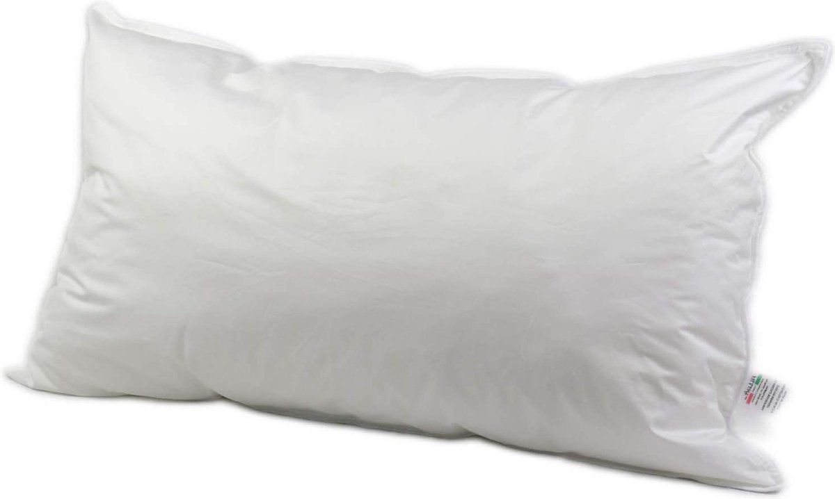 Soft Bed Pillow - Hypoallergenic Microfibre Memory Effect Pillow - Washable - Soft and Comfortable - Made in Italy