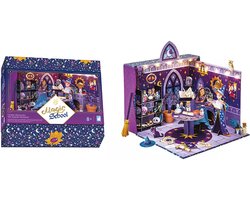 Janod Magic School - De Tovenaarswerkplaats - Een 3D Mini-Wereld Van Tovenaars Om Zelf In Elkaar Te Zetten - Licht Op In Het Donker Dankzij De Meegeleverde Lichtslinger! - Geschikt Vanaf 8 Jaar