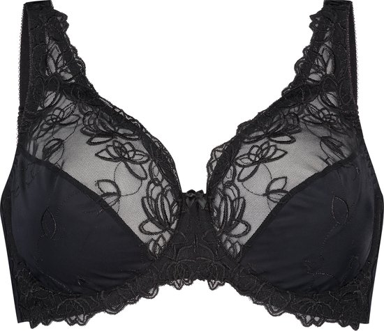 Hunkemöller Niet-voorgevormde beugel bh Diva Zwart D80