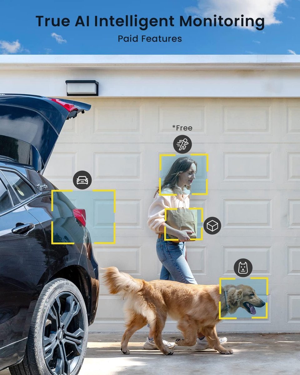 ieGeek 2K PTZ Bewakingscamera Draadloos met Solar Zonnepaneel - afbeelding 3