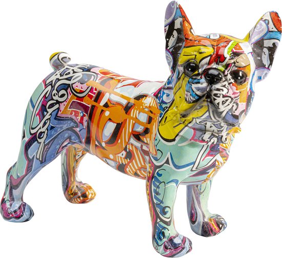 Foto: Kare decofiguur grafitti dog 24cm